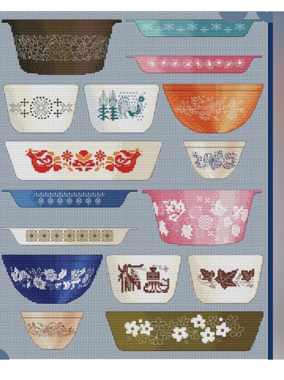 Pyrex Nesting Mixing Bowl. Spring Blossom. Vintage 70s. #442 - Picture 14 of 15